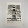 Rare Yogi Berra Signed 11x17 1999 Yogi Berra Day Poster Photo JSA Sticker