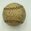 Christy Mathewson Babe Ruth Ty Cobb Ban Johnson Signed 1915 AL Baseball PSA DNA