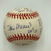 Beautiful Stan Musial Signed Heavily Inscribed Career STAT Baseball RJ COA