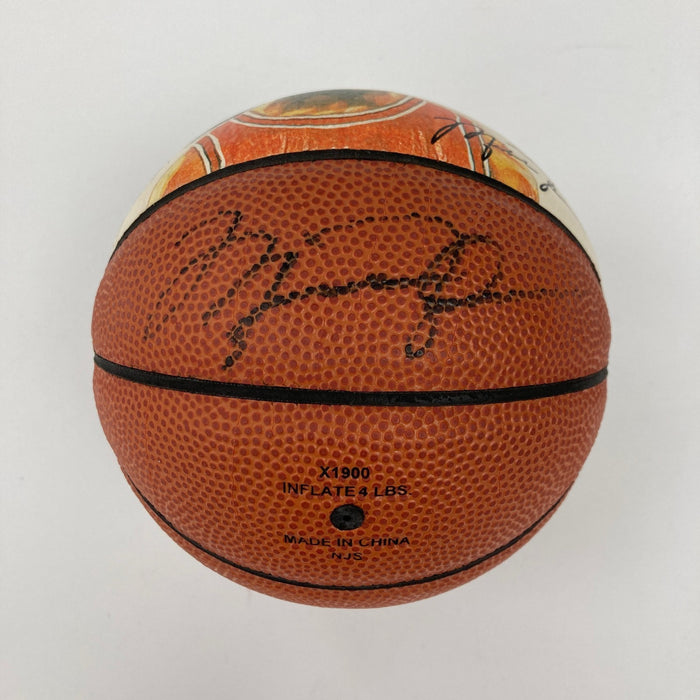 Michael Jordan Signed Painted Mini Basketball PSA DNA COA