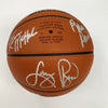 Bill Russell Red Auerbach Larry Bird Celtics Legends Signed Basketball PSA DNA