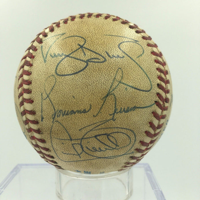 1996 NY Yankees W.S. Champs Team Signed Game Used Baseball Derek Jeter JSA COA
