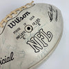 Joe Namath 1974 New York Jets Team Signed Vintage Wilson NFL Football JSA COA