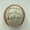 Mickey Mantle Willie Mays Sandy Koufax Hall Of Fame Multi Signed Baseball JSA