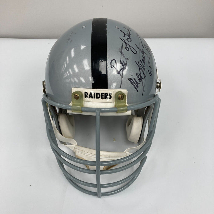 Max Montoya 1994 Pro Bowl Signed Game Used Los Angeles Raiders Helmet JSA COA