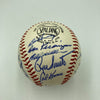 Beautiful 1965 Chicago Cubs Team Signed Baseball Ernie Banks Ron Santo JSA COA