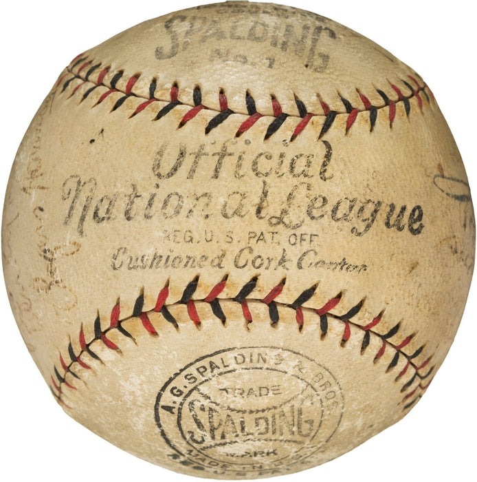 1927 New York Giants Team Signed Official National League Baseball PSA DNA COA