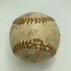 Larry Goetz Umpire Signed 1940's National League Frick  Game Used Baseball JSA