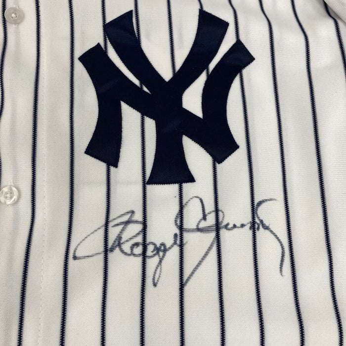 Roger Clemens Signed 2001 World Series New York Yankees Game Jersey Steiner COA