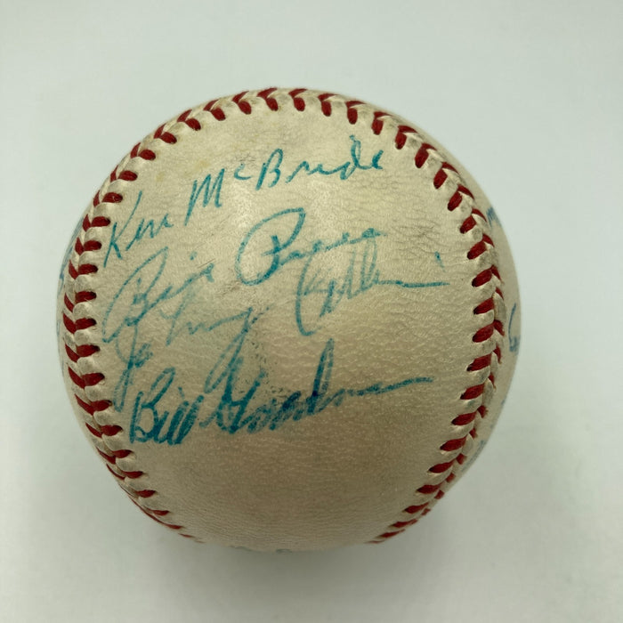 1959 Chicago White Sox AL Champs Team Signed Baseball Nellie Fox JSA COA