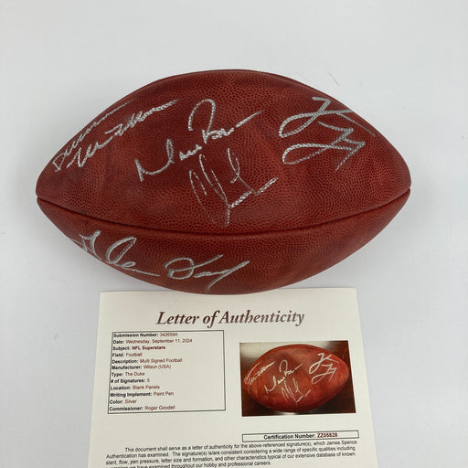 Matt Ryan 2008 NFL Draft Picks Signed Wilson Game Football JSA COA