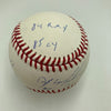 Dwight Doc Gooden Signed Heavily Inscribed STATS MLB Baseball PSA DNA COA