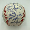 1996 Houston Astros Team Signed Baseball Jeff Bagwell & Craig Biggio