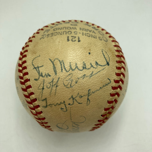 1946 St. Louis Cardinals World Series Champions Team Signed Baseball JSA COA