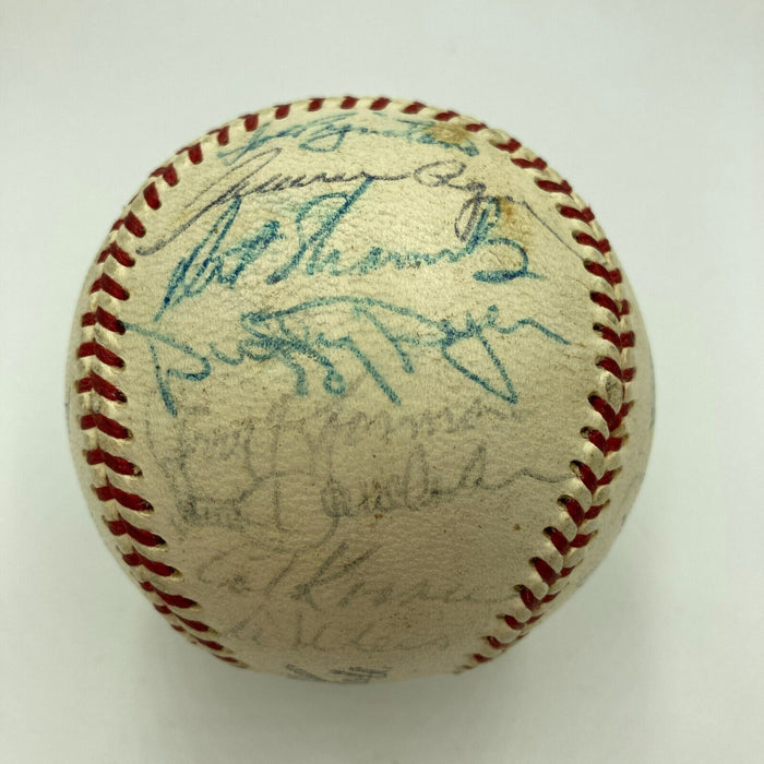Nolan Ryan Tom Seaver 1970 New York Mets Team Signed Vintage NL Baseball JSA COA
