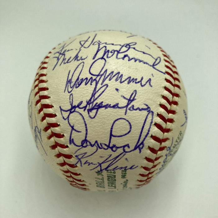 Gil Hodges Sweet Spot 1965 Washington Senators Team Signed Baseball JSA COA