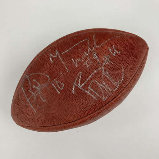 2006 Draft Signed Football Reggie Bush Vernon Davis Vince Young Matt Leinart JSA