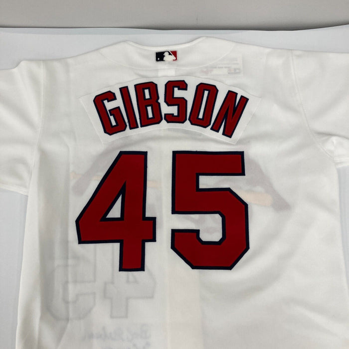 Bob Gibson Signed Inscribed St. Louis Cardinals STAT Jersey JSA COA