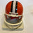 Jim Brown Signed Authentic Riddell Cleveland Browns Mini Helmet JSA COA