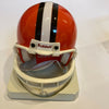 Jim Brown Signed Authentic Riddell Cleveland Browns Mini Helmet JSA COA