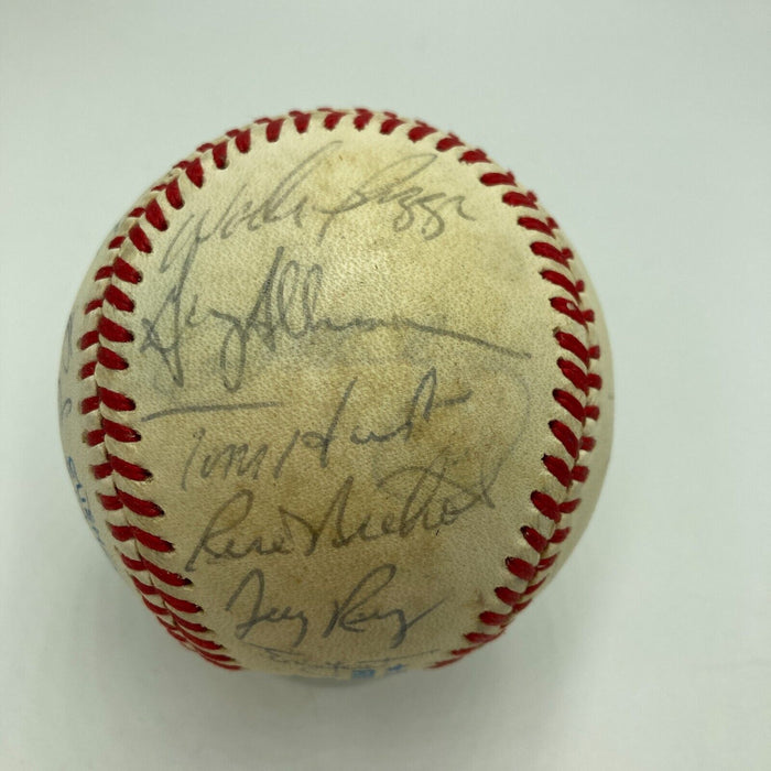 1982 Boston Red Sox Team Signed American League Baseball Wade Boggs