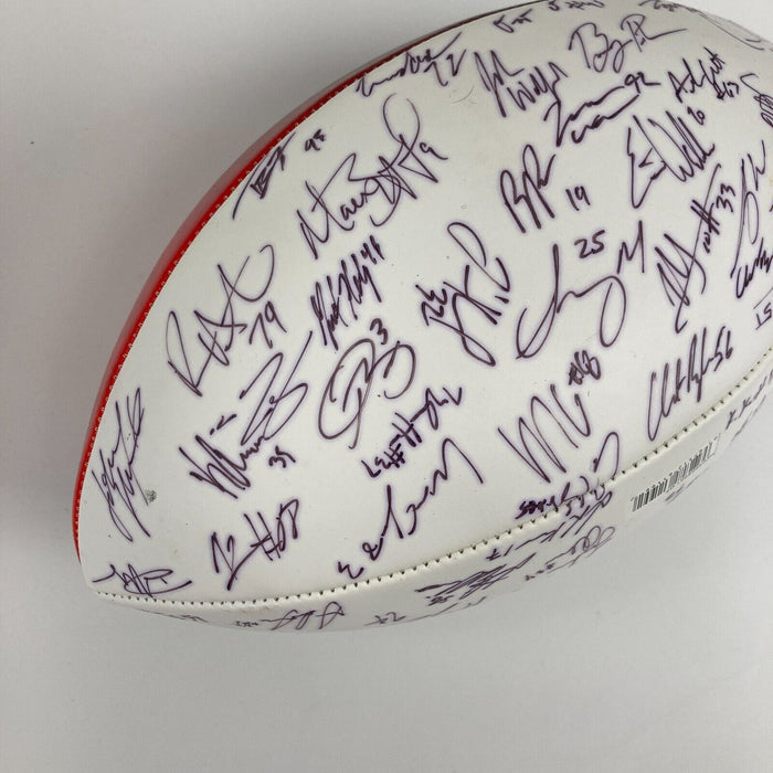 2021 Los Angeles Rams Super Bowl LVI Champs Team Signed Football 70 Sigs JSA COA