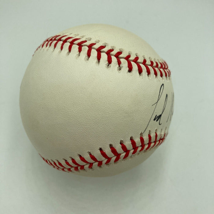 Senator Ted Kennedy Single Signed Baseball Brother Of JFK John F Kennedy JSA COA