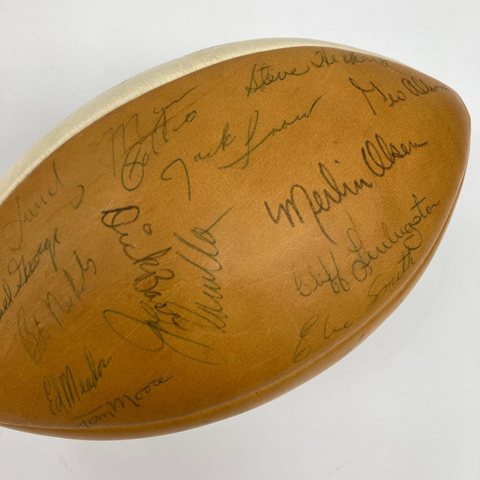 1966 Los Angeles Rams Team Signed Football JSA COA