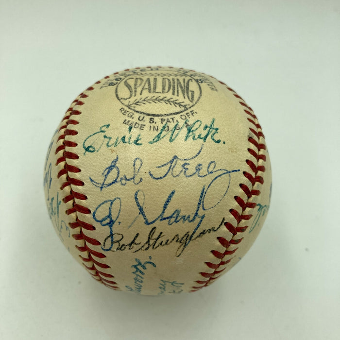 Beautiful 1948 Boston Braves National League Champs Team Signed Baseball PSA DNA