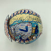 Mickey Mantle & Joe Dimaggio Signed Charles Fazzino Pop Art Baseball PSA RARE