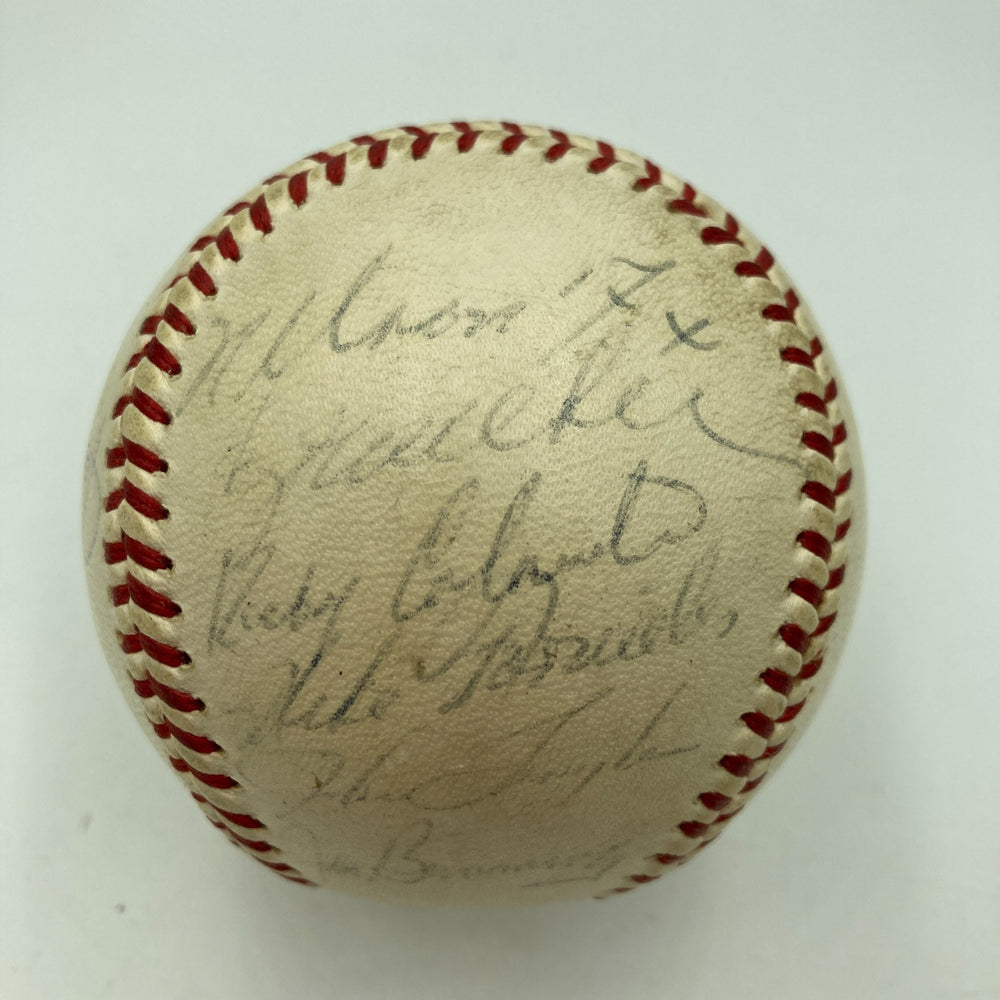 1961 All Star Game Team Signed Baseball Roger Maris Nellie Fox JSA COA