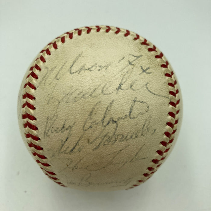 1961 All Star Game Team Signed Baseball Roger Maris Nellie Fox JSA COA