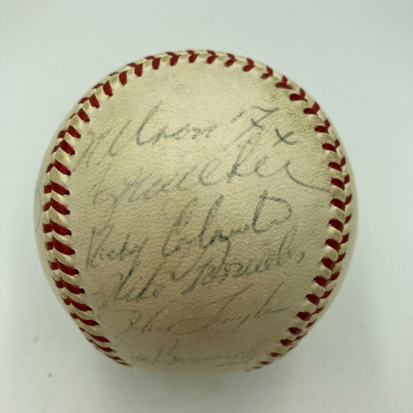 1961 All Star Game Team Signed Baseball Roger Maris Nellie Fox JSA COA