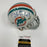 1972 Miami Dolphins Multi Signed Riddell Mini Football Helmet JSA COA