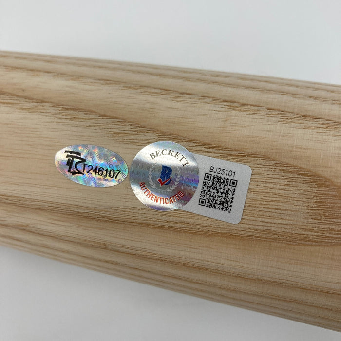 Joe Mauer Signed Rawlings Game Issued Baseball Bat Beckett Certified