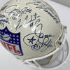 Johnny Unitas Joe Namath Len Dawson Hall Of Fame Multi Signed NFL Helmet JSA COA
