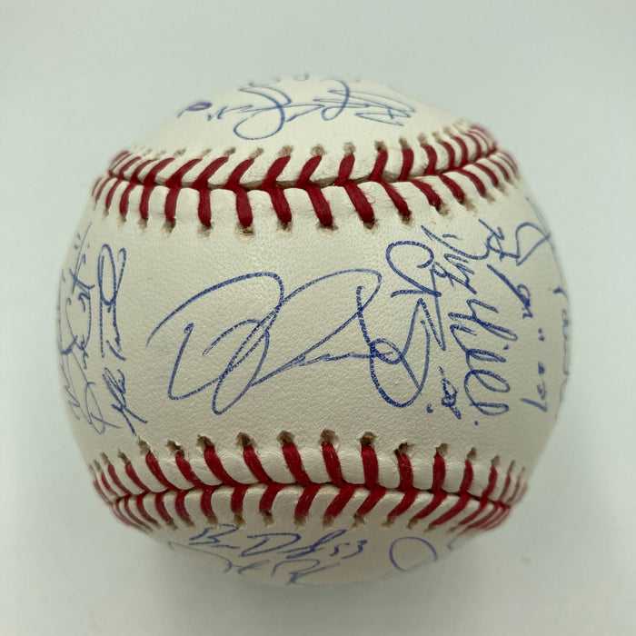 2007 Boston Red Sox World Series Champs Team Signed Baseball MLB Certified