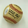 Willie Mays Signed Vintage National League Feeney Baseball With JSA COA