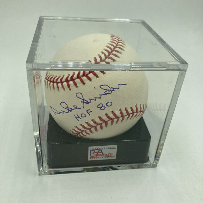 Duke Snider HOF 1980 Signed Major League Baseball PSA DNA Graded 10 GEM MINT