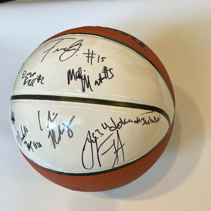Jayson Tatum Pre Rookie 2016 Spalding Hoop Classic Game Signed Basketball JSA