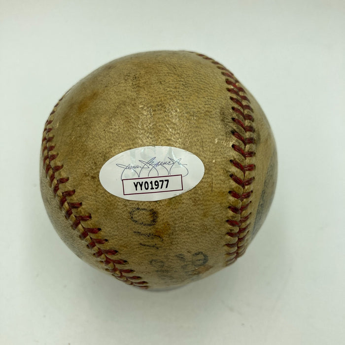 Clark Griffith Single Signed Vintage Official League Baseball JSA COA