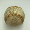 Larry Goetz Umpire Signed 1940's National League Frick  Game Used Baseball JSA
