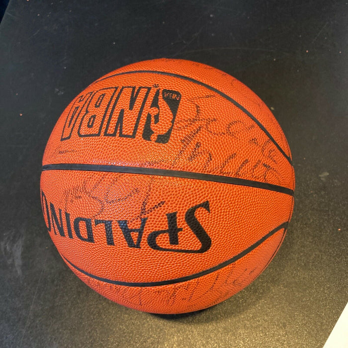 1991-92 Los Angeles Lakers Team Signed NBA Basketball With Beckett COA