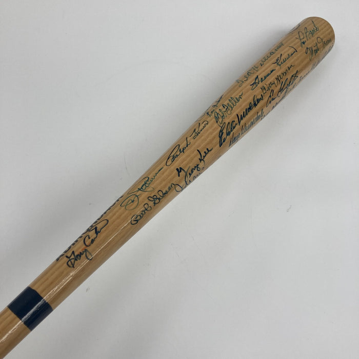 Mickey Mantle Ted Williams Willie Mays Hank Aaron HOF Multi Signed Bat JSA COA
