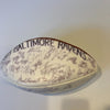 2003 Baltimore Ravens Team Signed Wilson NFL Football JSA COA #4