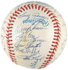 1961 New York Yankees World Series Champs Team Signed Baseball Mickey Mantle JSA