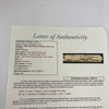 1996 New York Yankees World Series Champs Team Signed Bat Derek Jeter JSA COA