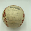 1965 Chicago Cubs Team Signed Vintage Wilson Baseball Ernie Banks JSA COA