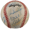 Joe DiMaggio Ted Williams Willie Mays Sandy Koufax HOF Signed Baseball JSA COA