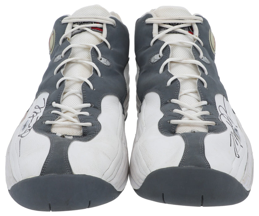 Michael Jordan Dual-Signed Nike Air Jordan Team 1 Sneakers UDA Upper Deck & PSA